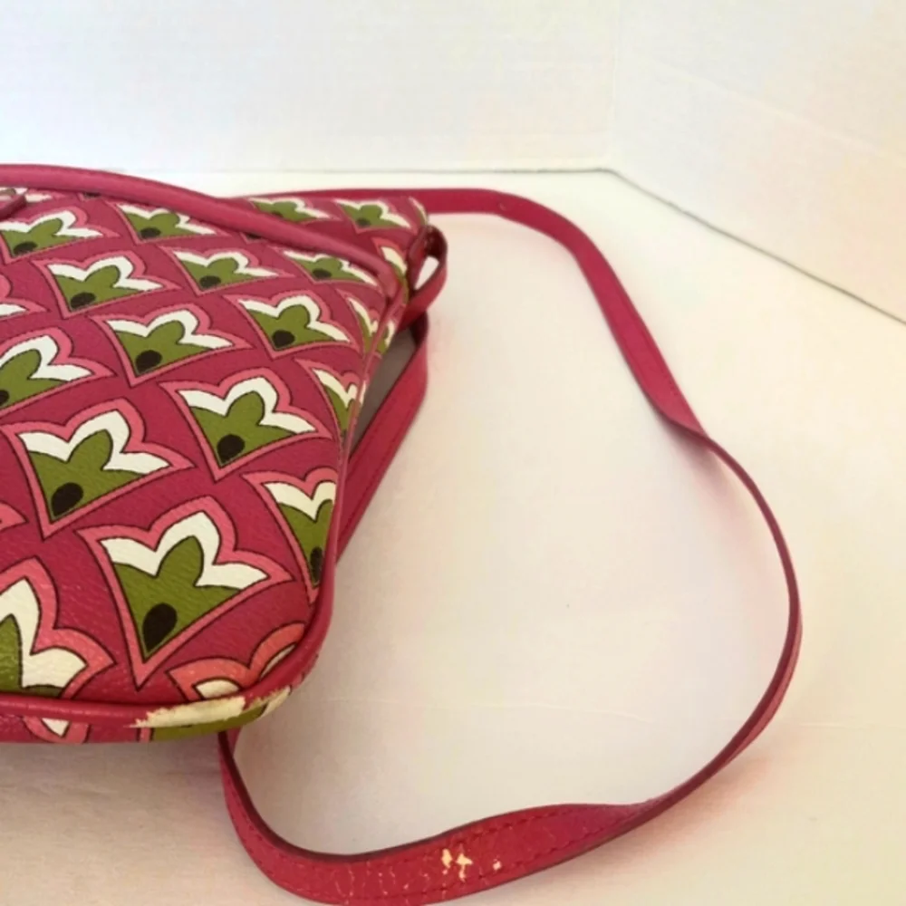 Vera Bradley slim & trim petite pink hipster crossbody bag